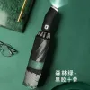 Hengdun multi-angle bendable LED flashlight fully automatic reverse umbrella, ten-bone reinforced black rubber sun umbrella, reflective edge, night driving safety, vehicle-mounted increased wind resistance, men's and women's commuting, all-weather and all-weather sun umbrella Specification image